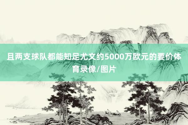 且两支球队都能知足尤文约5000万欧元的要价体育录像/图片