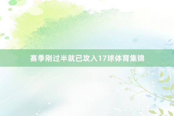 赛季刚过半就已攻入17球体育集锦