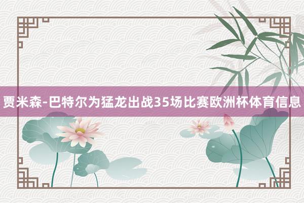 贾米森-巴特尔为猛龙出战35场比赛欧洲杯体育信息