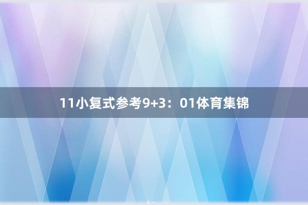 11 小复式参考9+3:01体育集锦