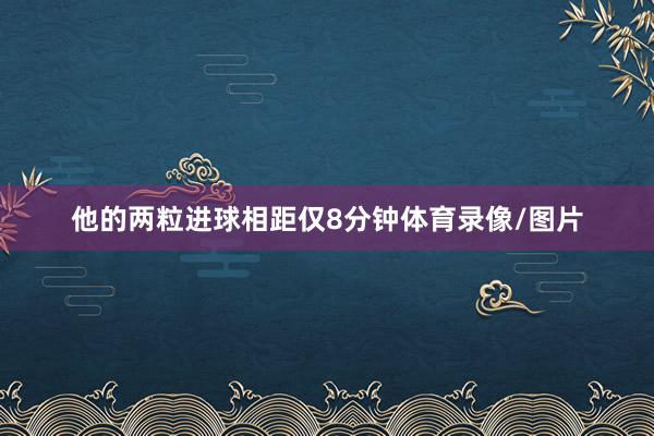 他的两粒进球相距仅8分钟体育录像/图片