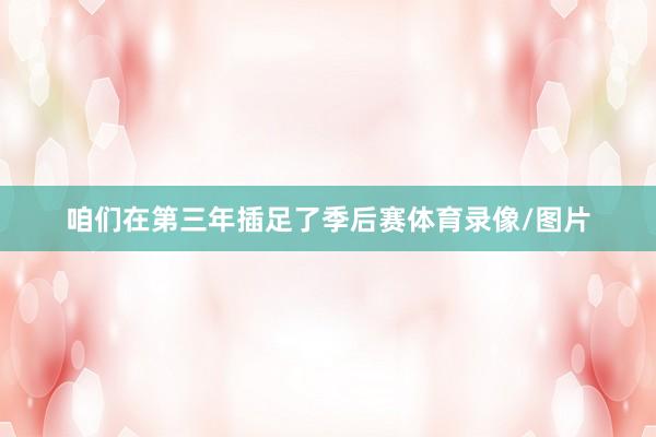 咱们在第三年插足了季后赛体育录像/图片