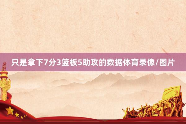 只是拿下7分3篮板5助攻的数据体育录像/图片