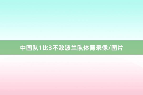 中国队1比3不敌波兰队体育录像/图片