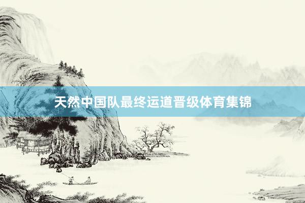 天然中国队最终运道晋级体育集锦