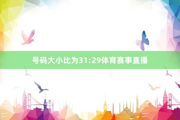 号码大小比为31:29体育赛事直播