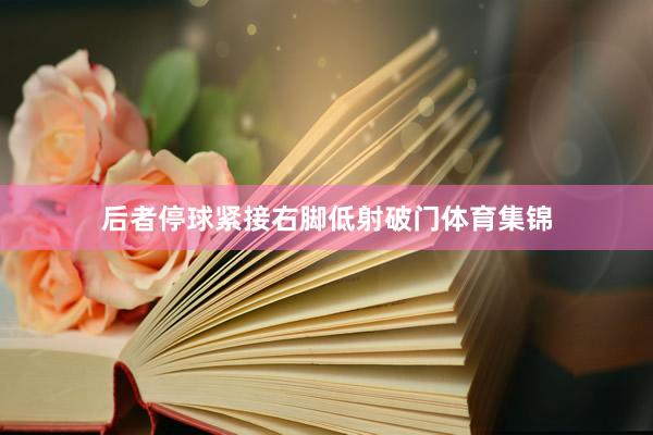 后者停球紧接右脚低射破门体育集锦