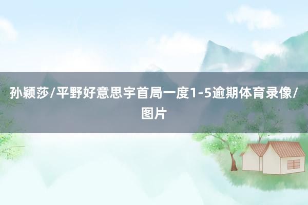 孙颖莎/平野好意思宇首局一度1-5逾期体育录像/图片