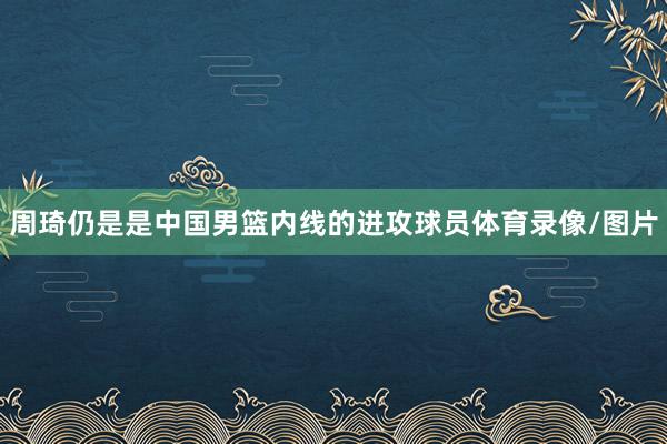 周琦仍是是中国男篮内线的进攻球员体育录像/图片