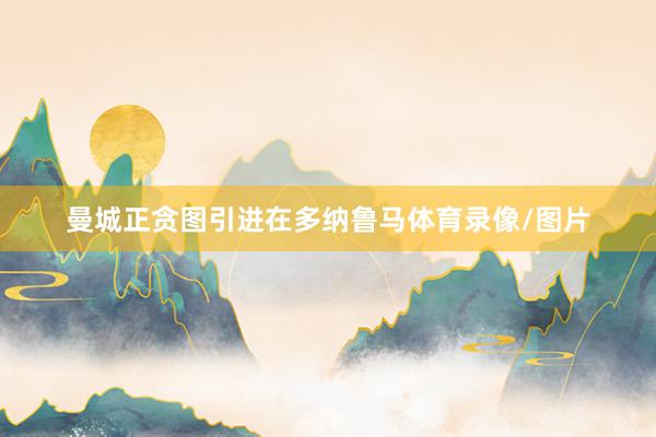 曼城正贪图引进在多纳鲁马体育录像/图片