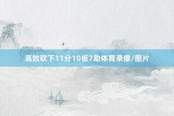 高效砍下11分10板7助体育录像/图片
