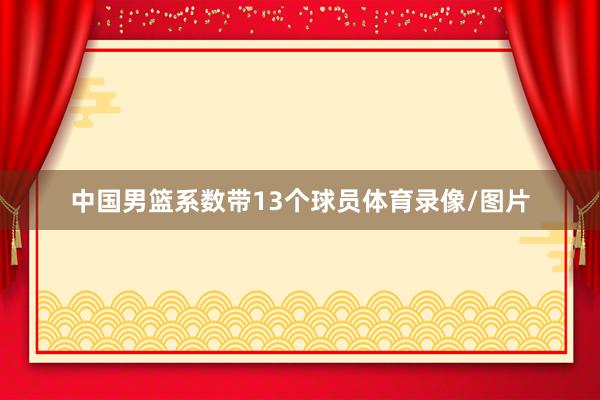 中国男篮系数带13个球员体育录像/图片