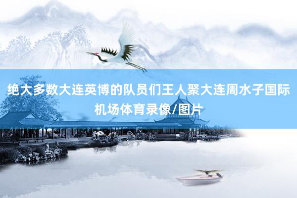 绝大多数大连英博的队员们王人聚大连周水子国际机场体育录像/图片