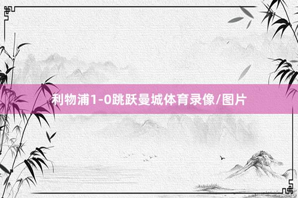 利物浦1-0跳跃曼城体育录像/图片