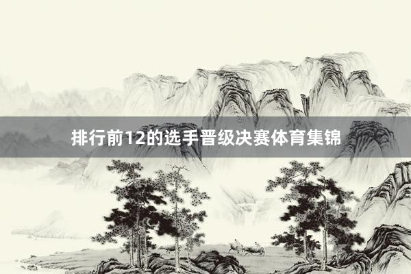 排行前12的选手晋级决赛体育集锦