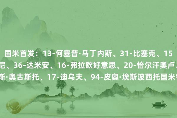 国米首发：13-何塞普·马丁内斯、31-比塞克、15-阿切尔比、95-巴斯托尼、36-达米安、16-弗拉欧好意思、20-恰尔汗奥卢、8-苏契奇、30-卡洛斯·奥古斯托、17-迪乌夫、94-皮奥·埃斯波西托国米替补：1-索默、12-迪詹纳罗、2-邓弗里斯、6-德弗里、7-泽林斯基、9-图拉姆、11-恩里克、22-姆希塔良、25-阿坎吉、32-迪马尔科、53-拉维利科莫首发：1-布特兹、28-斯莫西奇、14-雅各布·拉蒙、34-迭戈·卡洛斯、3-瓦莱、23-佩罗内、8-罗贝托、31-沃伊沃达、33-达库尼亚、6-卡奎雷特、10-尼科·帕斯科莫替补：44-察夫利纳、21-托尔奎斯特、22-维戈里托、5-戈尔达尼加、7-莫拉塔、11-杜维卡斯、15-拉赫多、17-赫苏斯·罗德里格斯、18-阿尔贝托·莫雷诺、19-库恩、20-巴图里纳、38-迪奥、77-范德布雷普特、【赛前信息】    体育集锦