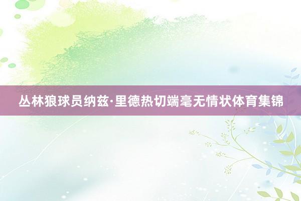 丛林狼球员纳兹·里德热切端毫无情状体育集锦