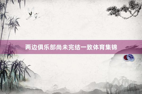 两边俱乐部尚未完结一致体育集锦