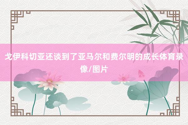戈伊科切亚还谈到了亚马尔和费尔明的成长体育录像/图片