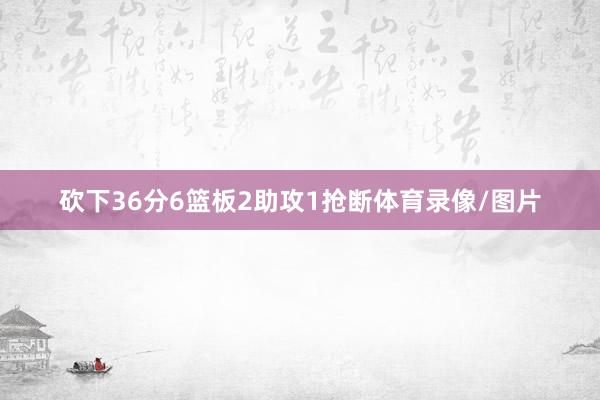 砍下36分6篮板2助攻1抢断体育录像/图片