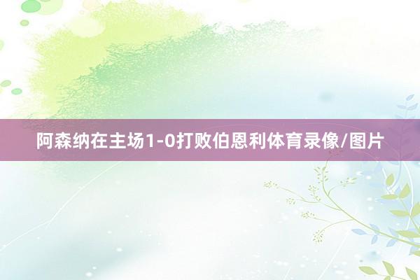阿森纳在主场1-0打败伯恩利体育录像/图片