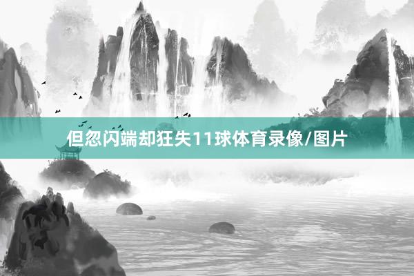 但忽闪端却狂失11球体育录像/图片